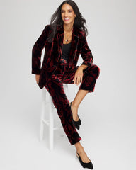 Chico's - Velvet Printed Blazer