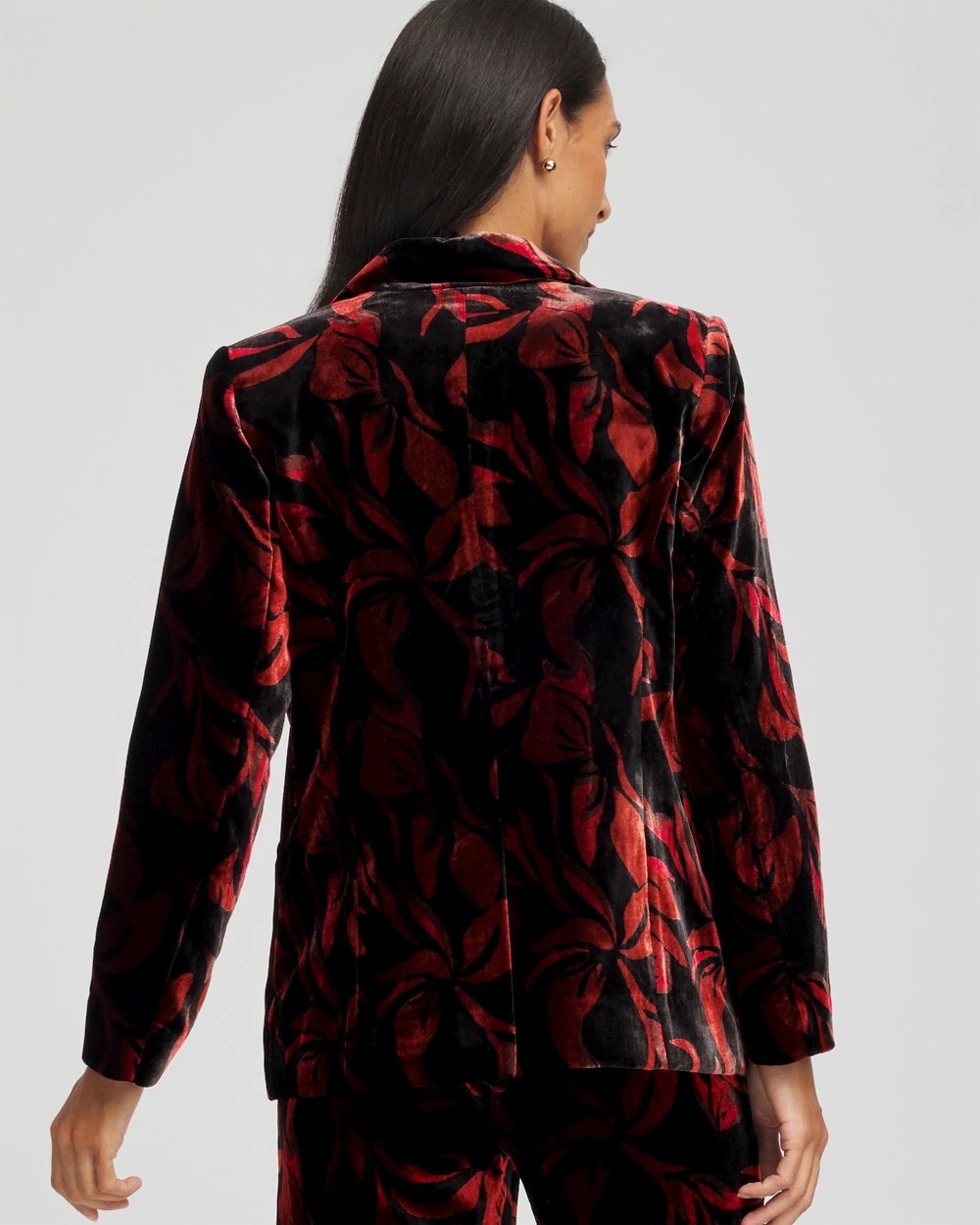 Chico's - Velvet Printed Blazer