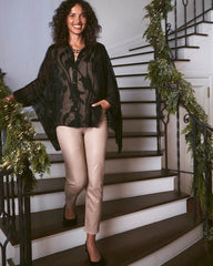 Chico's - Girlfriend Slim Ankle Foiled Jeans