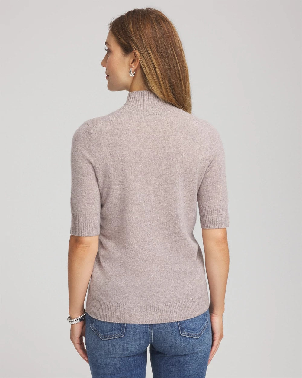 Chico's - Cashmere Elbow-Sleeve Sweater