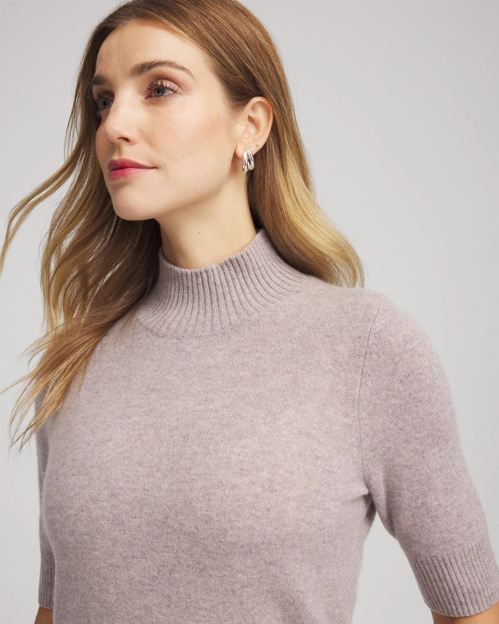 Chico's - Cashmere Elbow-Sleeve Sweater