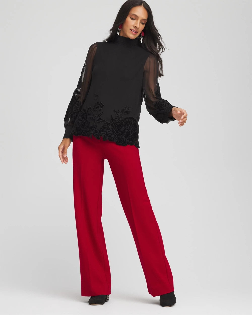 Chico's - Emme Wide-Leg Trouser Ponte Pants