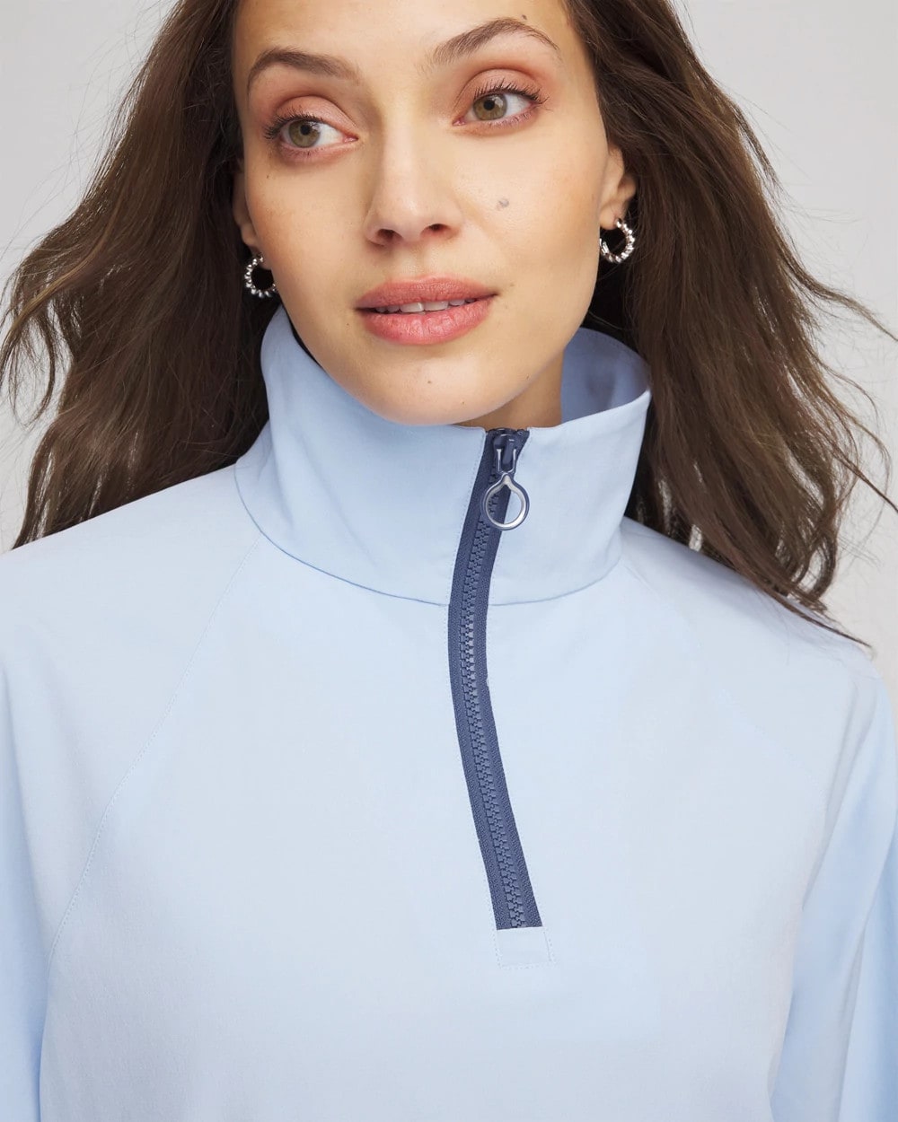 Chico's - Zenergy® UPF Half-Zip Mockneck Top