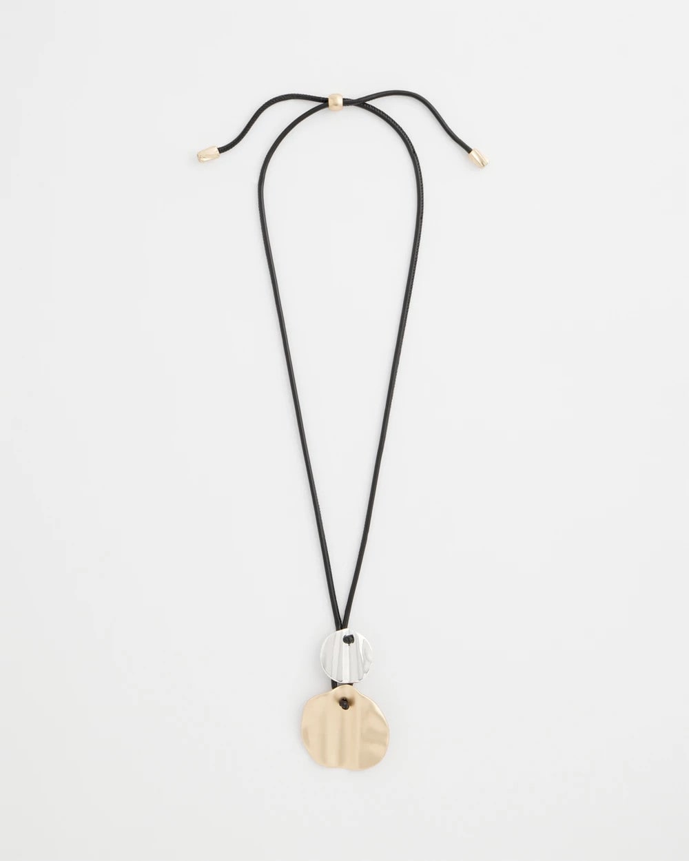 Chico's - Crinkle Mixed Metal Pendant