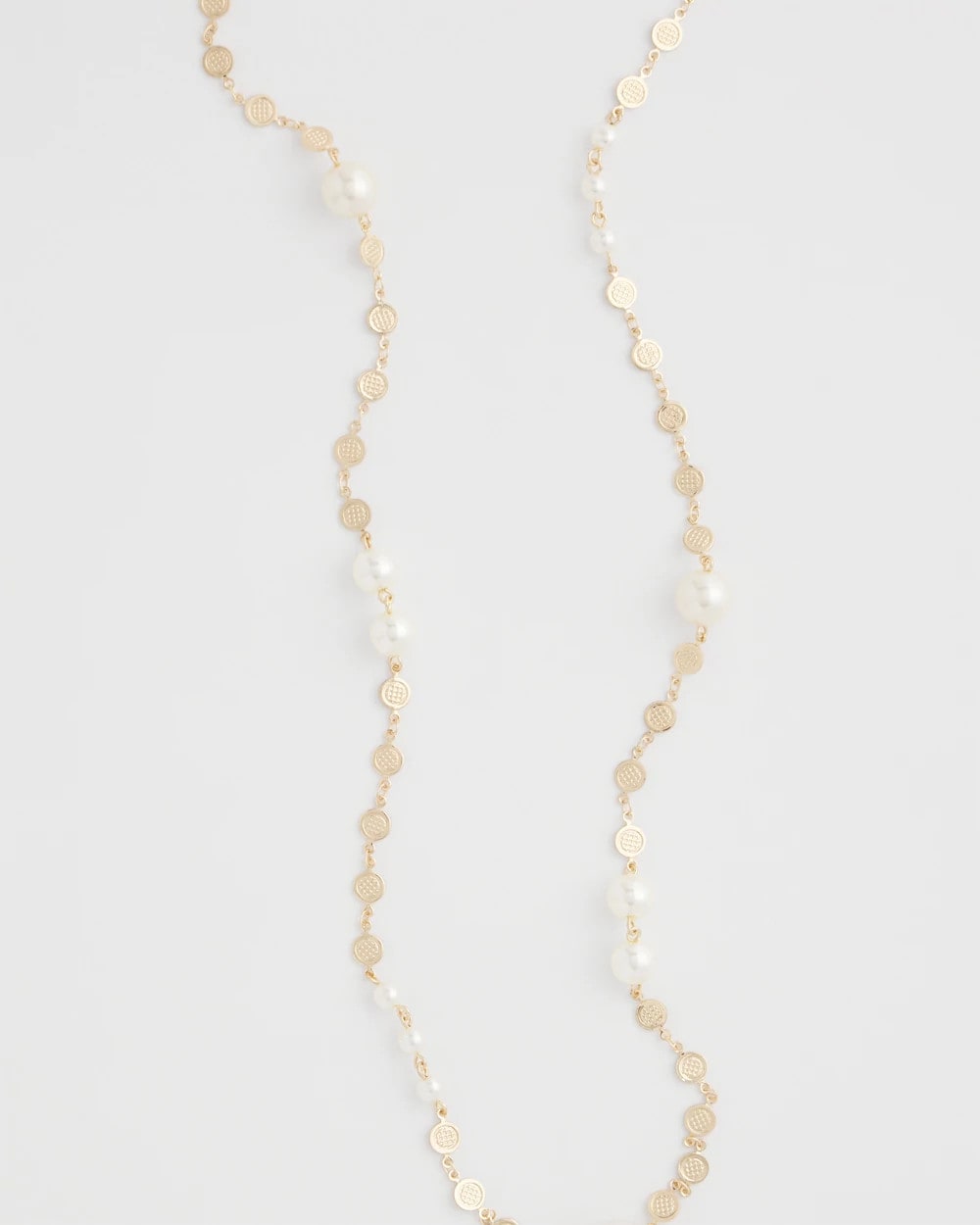 Chico's - Pearl and Link Necklace