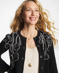 Chico's - Gold Triple Pendant Necklace