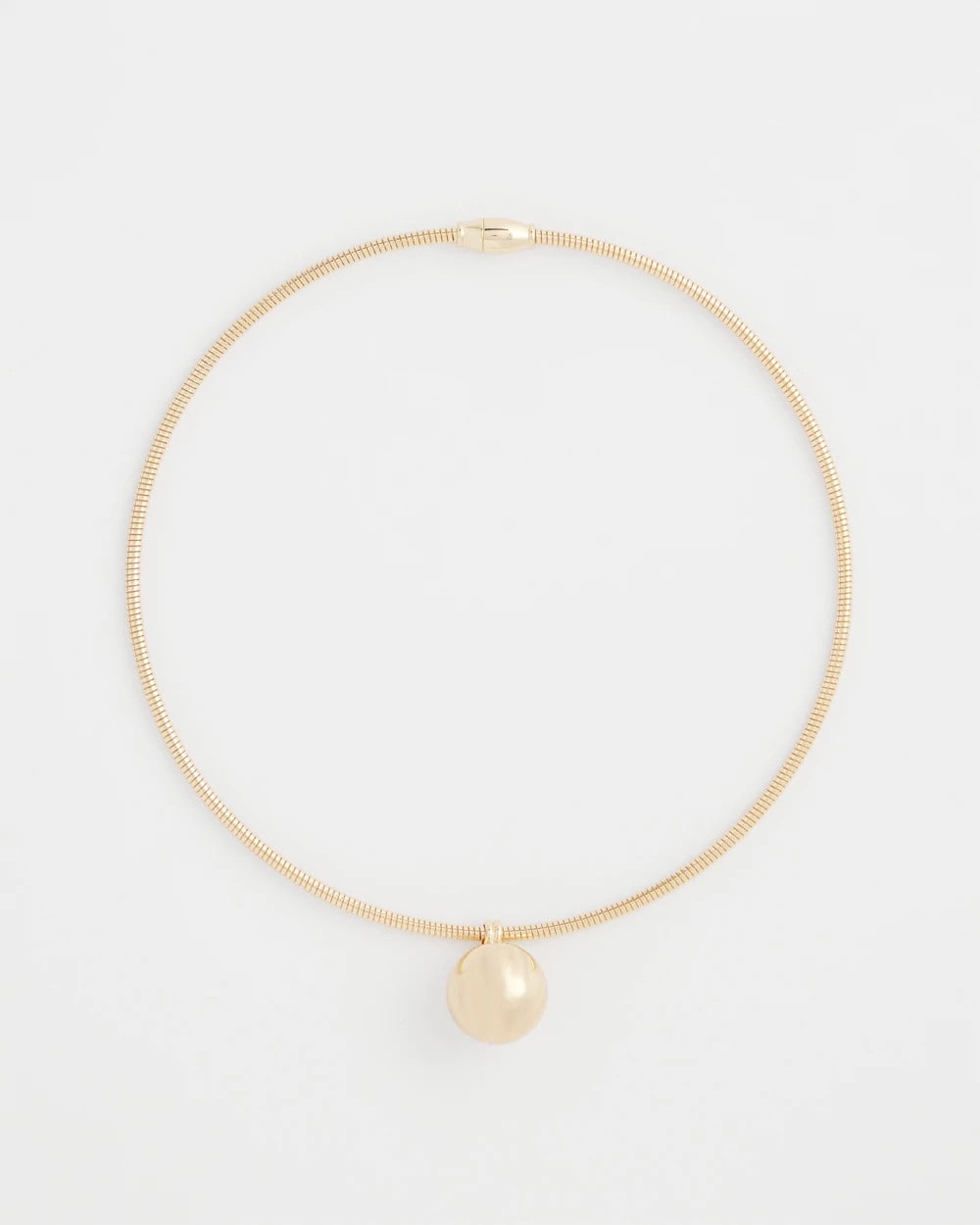 Chico's - Gold Bead Collar Necklace