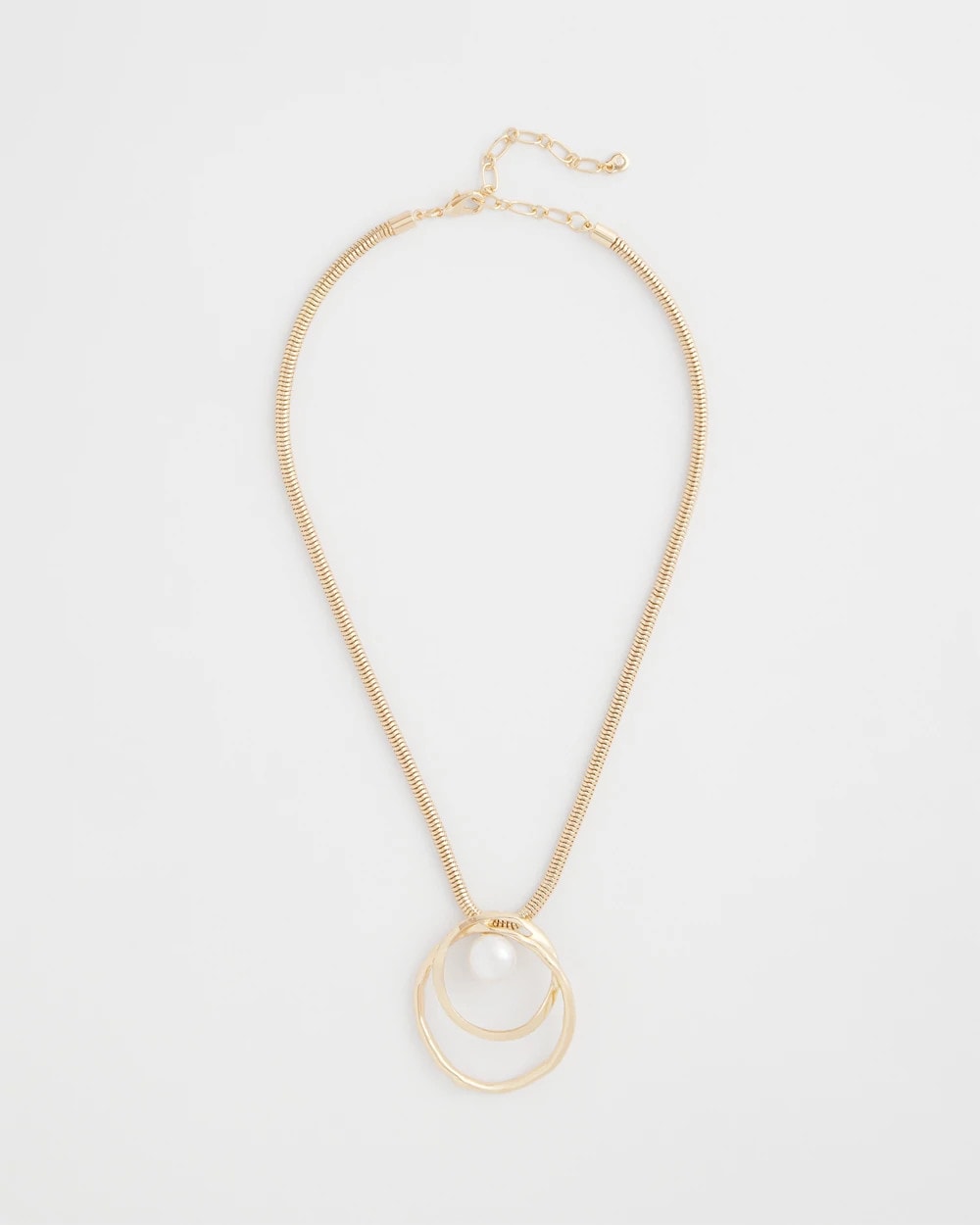 Chico's - Pearl and Gold Pendant