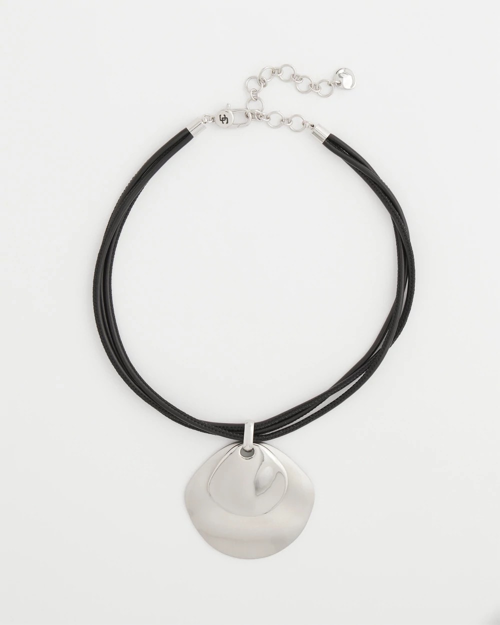 Chico's - Silver Pendant On Cord