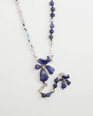 Chico's - Blue Flower Long Y-Necklace