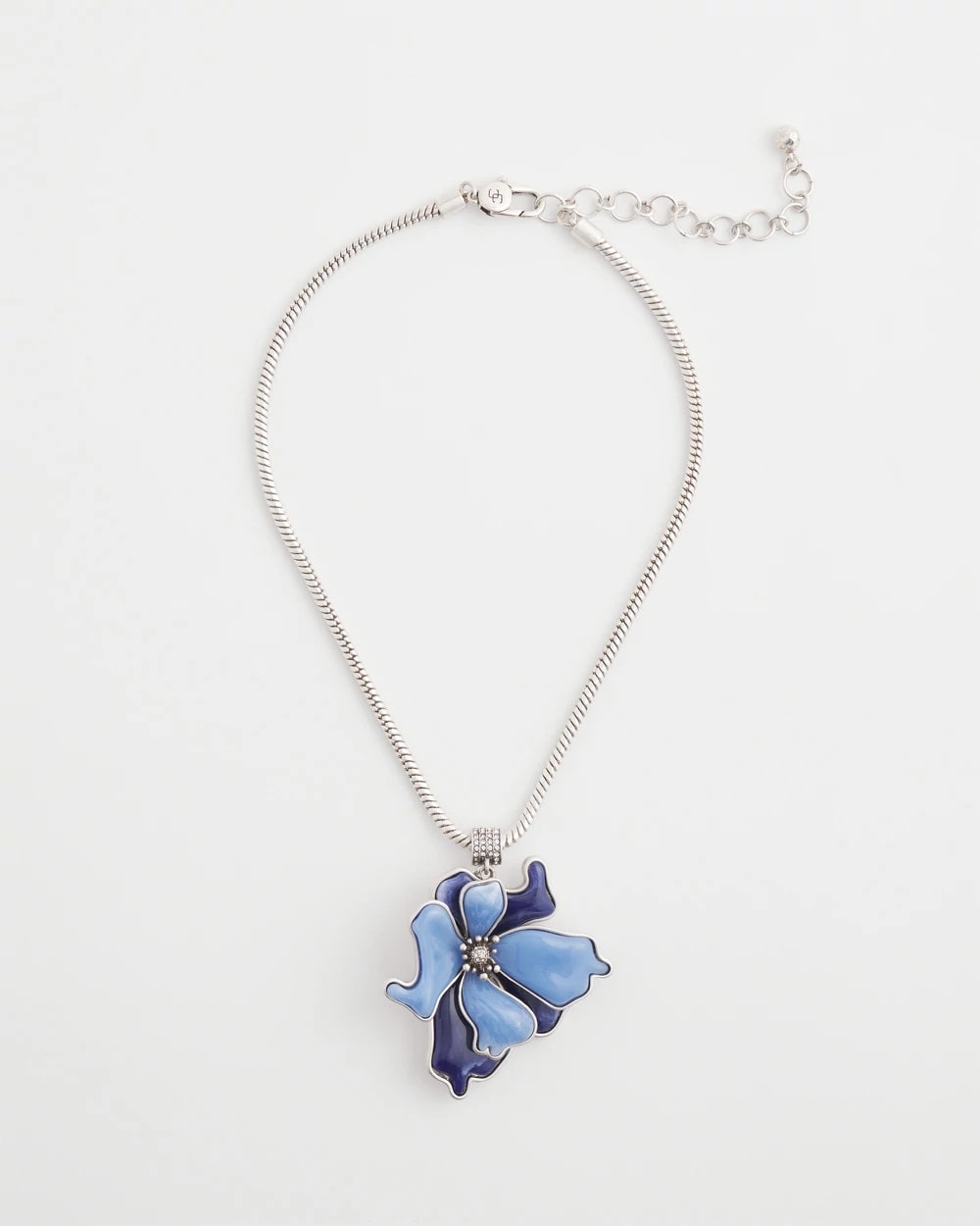 Chico's - Blue Flower Pendant