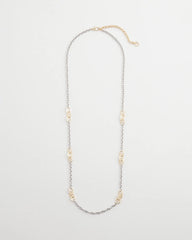 Chico's - Mixed Metal Link Long Necklace