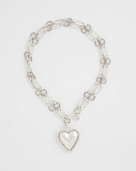 Chico's - Heart Twice As Nice Pendant Necklace