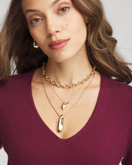 Chico's - Convertible Three-Strand Pendant Necklace