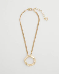 Chico's - Short Circle Pendant