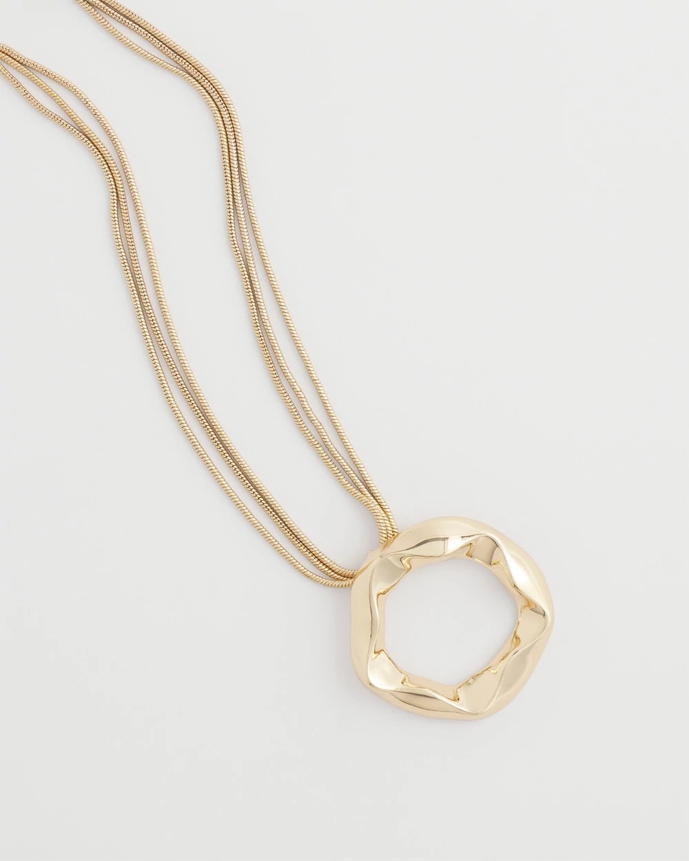 Chico's - Short Circle Pendant