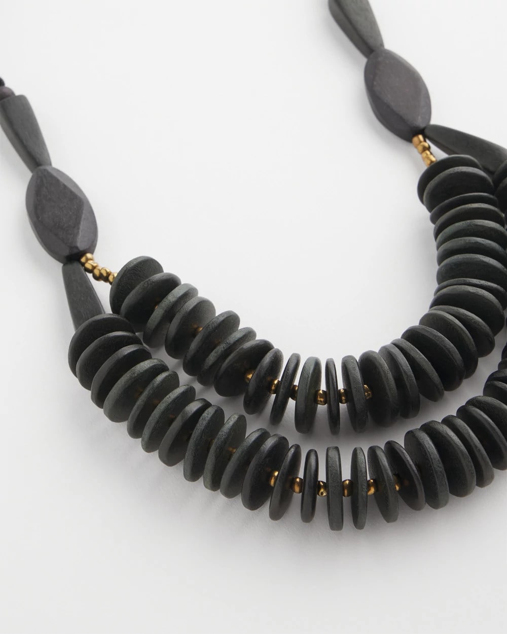 Chico's - SYLCA® x Chico's Black Disk Bead Statement Necklace