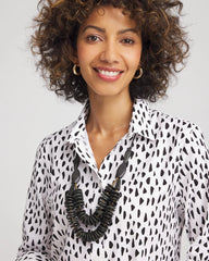 Chico's - SYLCA® x Chico's Black Disk Bead Statement Necklace