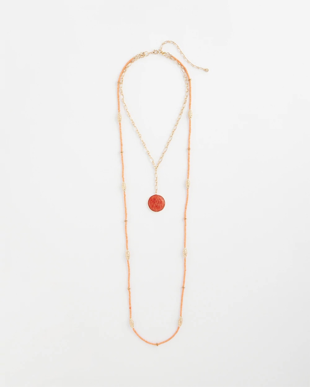Chico's - Convertible Beaded Pendant Necklace