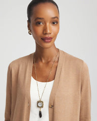 Chico's - Clock Pendant Necklace