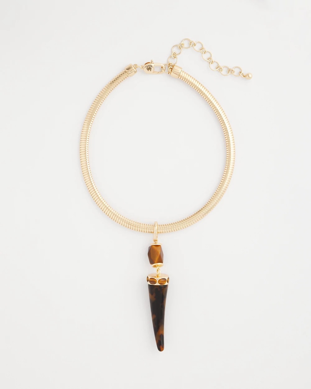 Chico's - Tortoise Pendant Collar Necklace