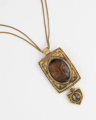 Chico's - Adjustable Medallion Gem Pendant