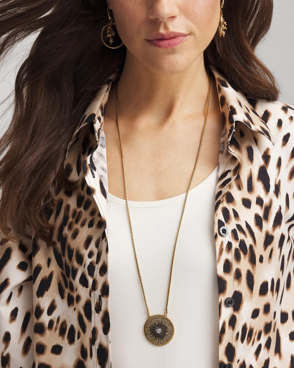 Chico's - Convertible Multi-Strand Pendant Necklace