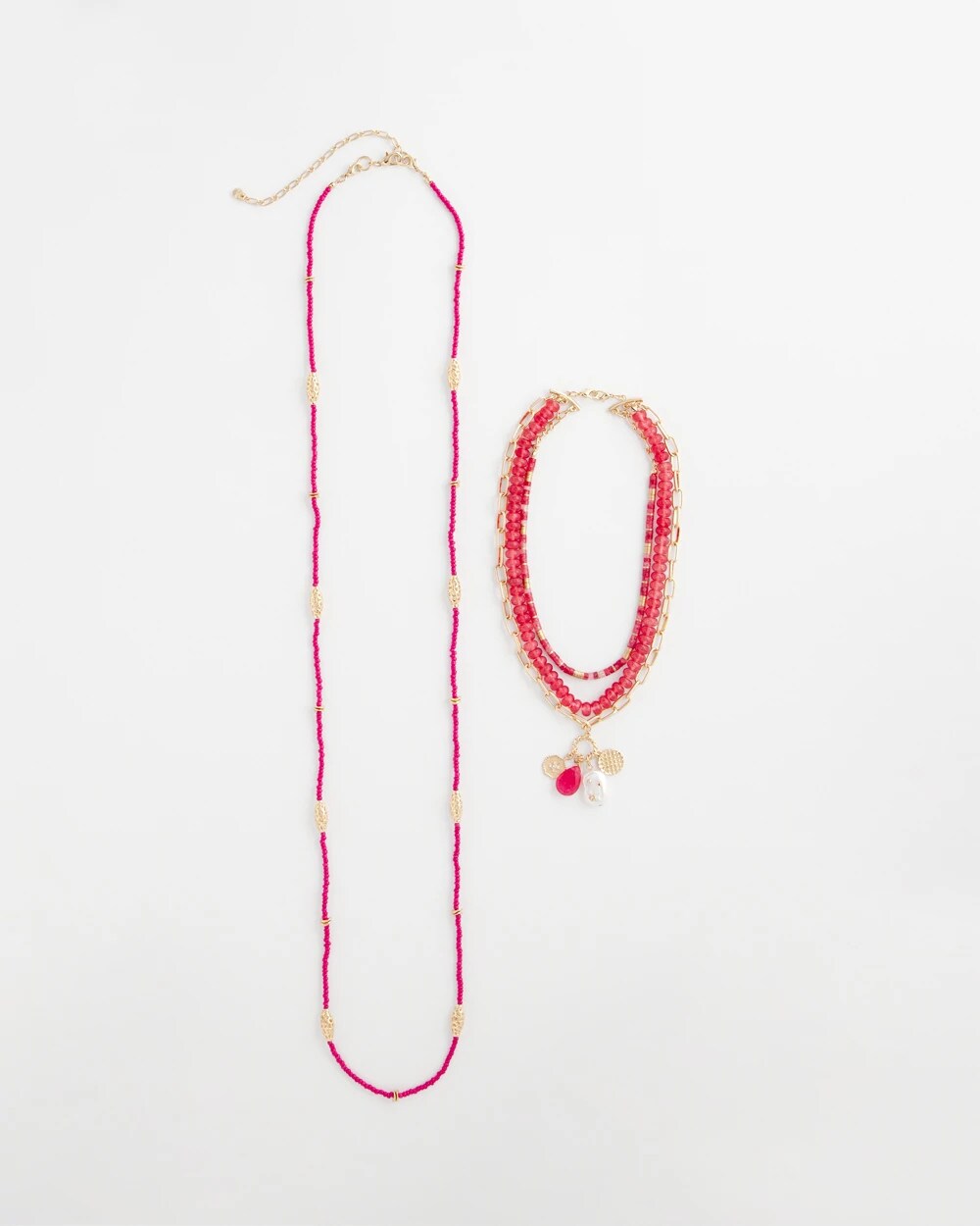 Chico's - Convertible Beaded Pendant Necklace