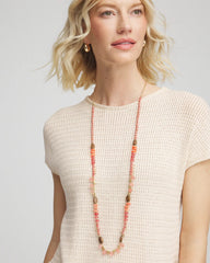 Chico's - Beaded Single Strand Necklace