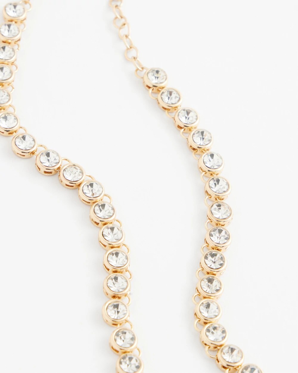 Chico's - Goldtone Tennis Necklace