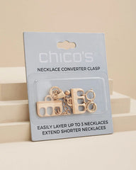 Chico's - Goldtone Necklace Converter