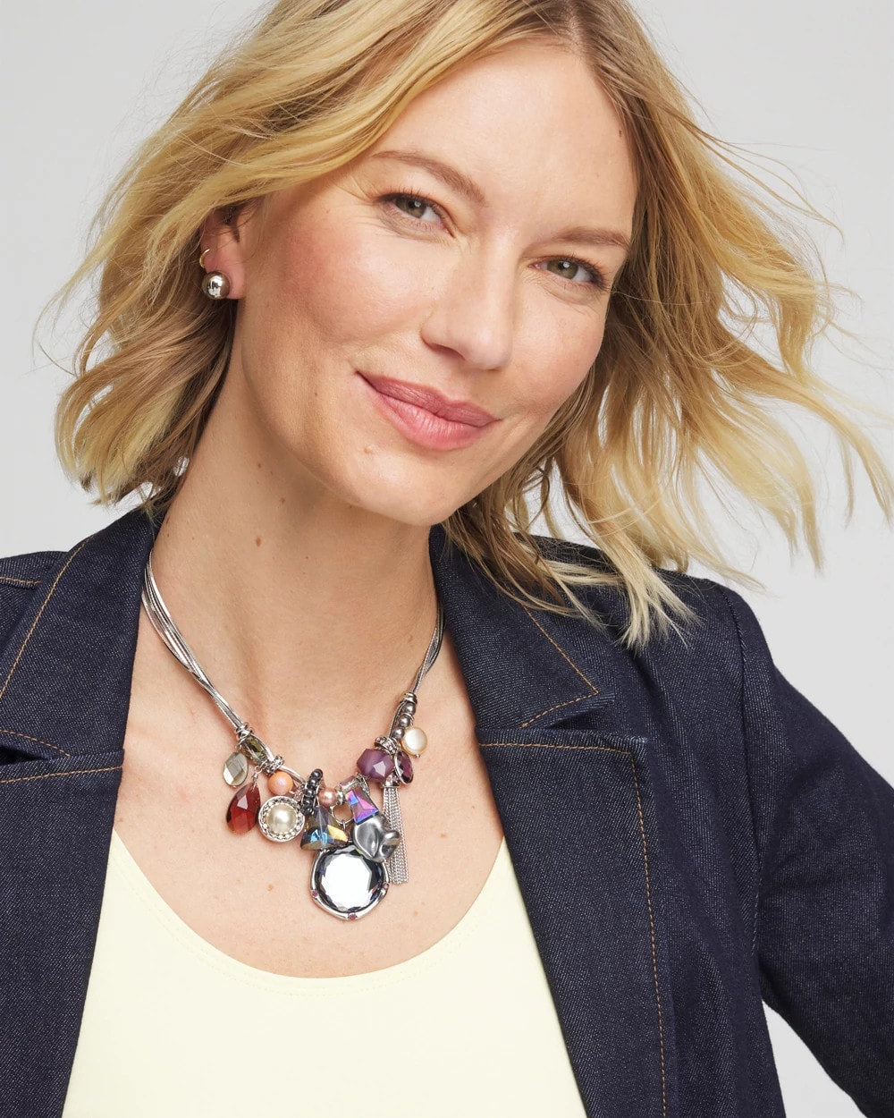 Chico's - Short Aurora Charm Necklace