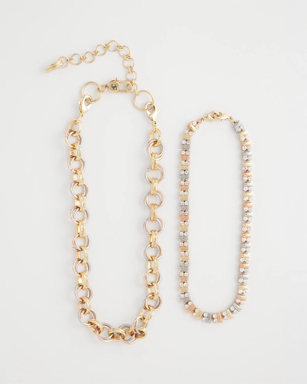 Chico's - Convertible Tri-Tone Short Necklace