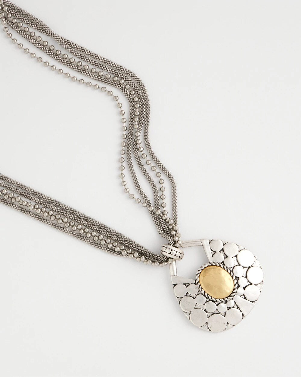 Chico's - Island Metal Pendant Necklace