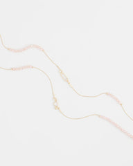 Chico's - Pink Double-Strand Necklace