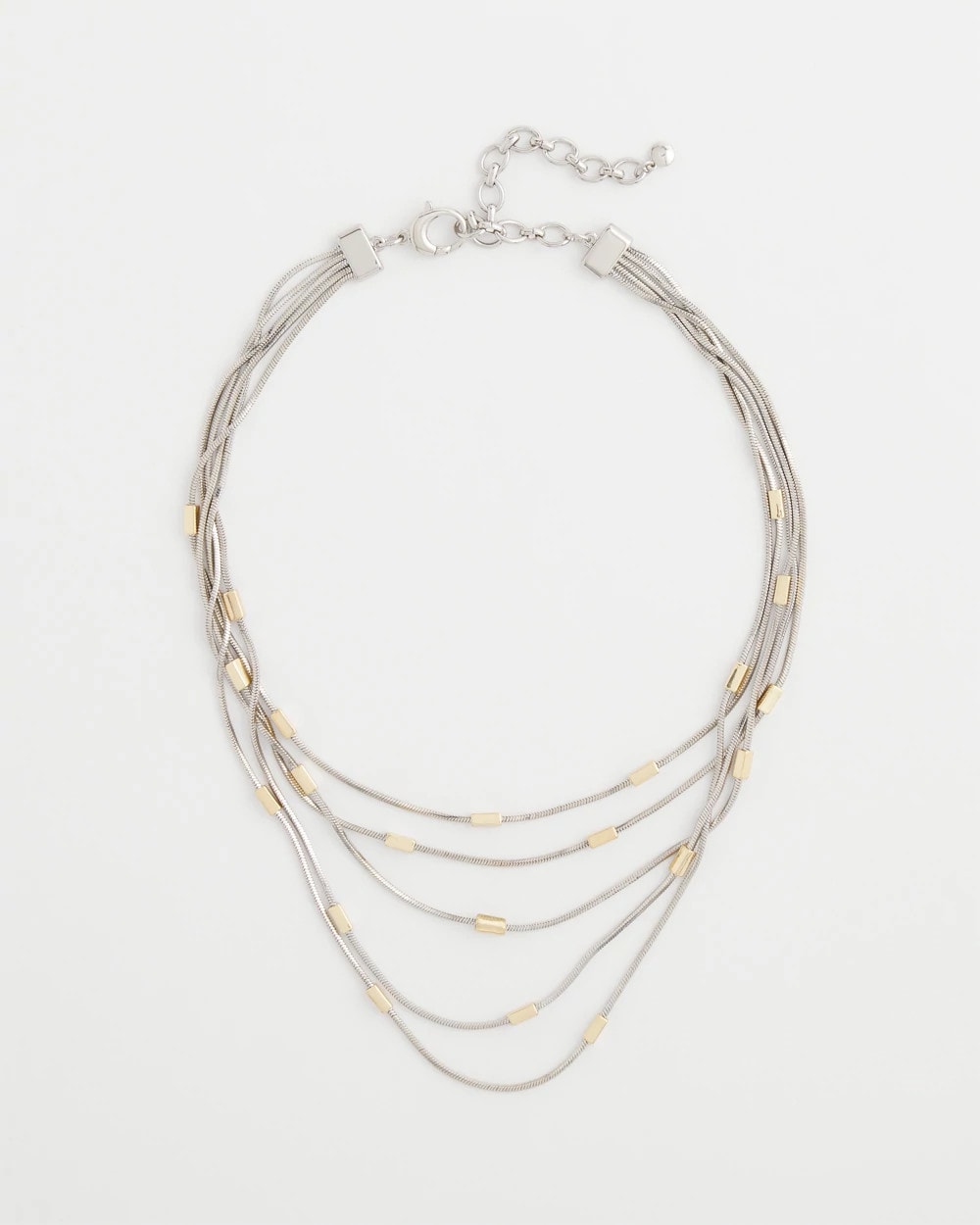 Chico's - Mixed Metal Multi-Strand Necklace