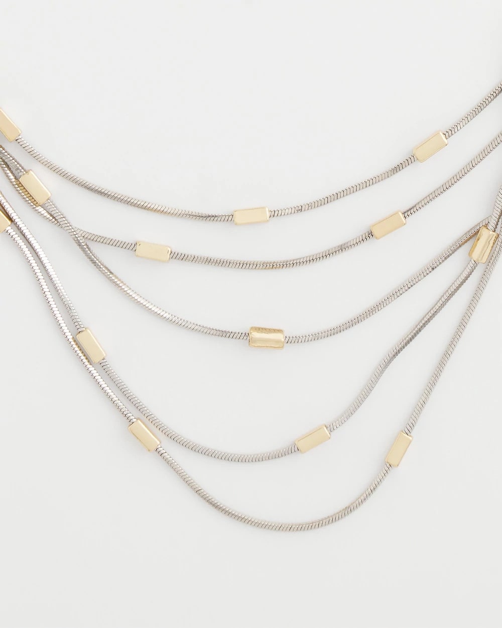 Chico's - Mixed Metal Multi-Strand Necklace