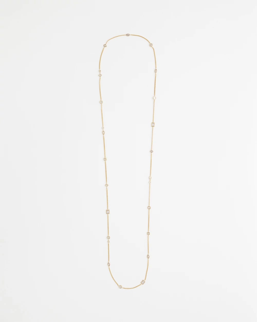 Chico's - Fine Crystal Long Chain Necklace