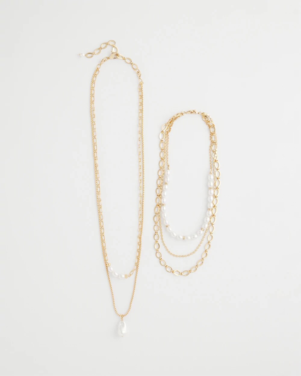 Chico's - Convertible Pearl Multistrand Necklace