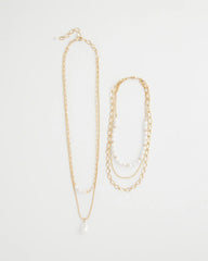 Chico's - Convertible Pearl Multistrand Necklace