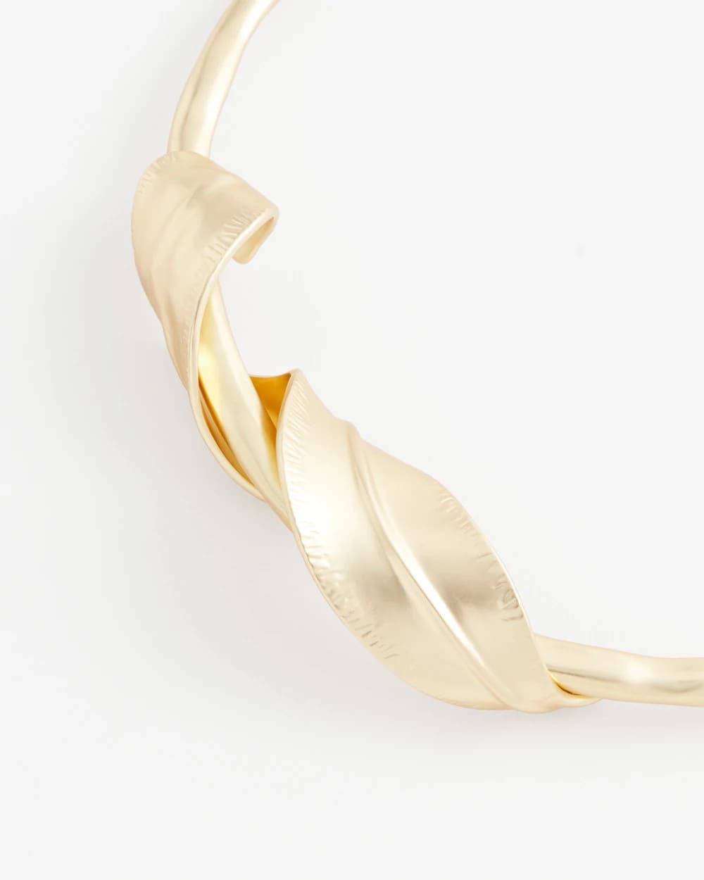 Chico's - Golden Leafy Collar Necklace