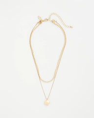 Chico's - Goldtone Convertible Pendant Necklace