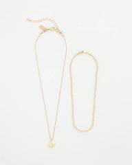 Chico's - Goldtone Convertible Pendant Necklace