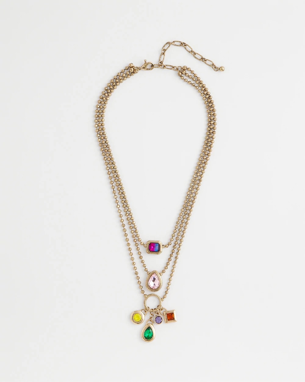 Chico's - Multi-Strand Gem Necklace