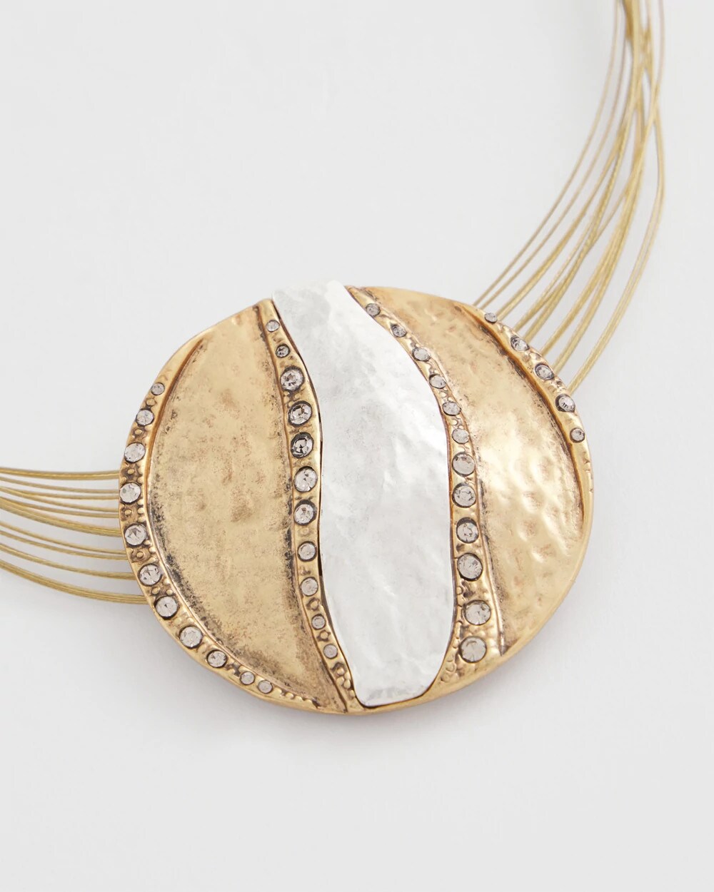 Chico's - Mixed-Metal Safari Pendant Necklace