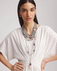 Chico's - Chico's Originals White Jade Ocean Necklace