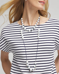 Chico's - Convertible White Stone Necklace