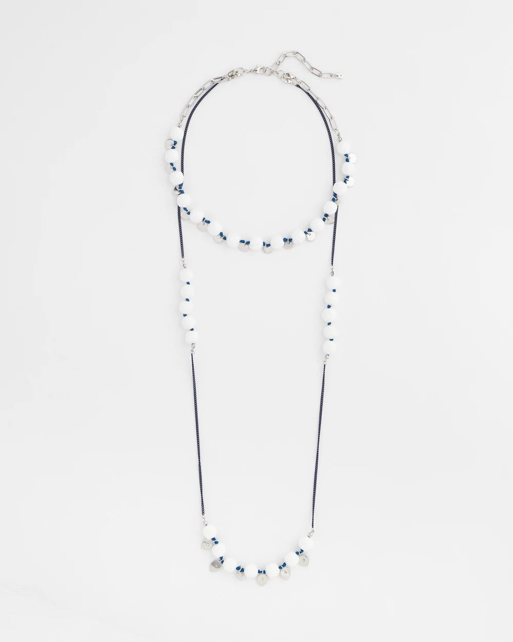 Chico's - Convertible White Stone Necklace