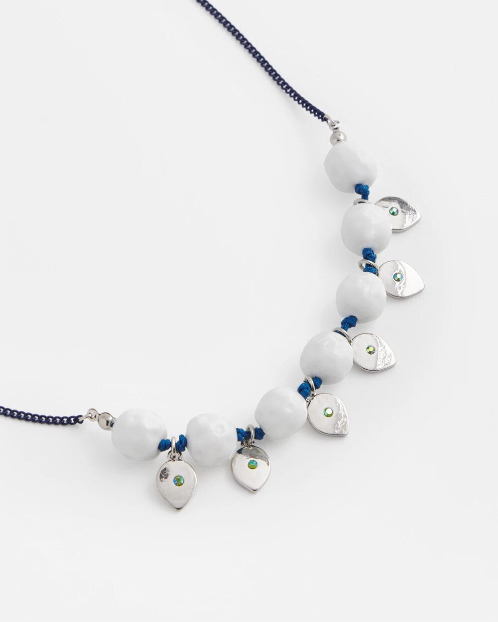 Chico's - Convertible White Stone Necklace