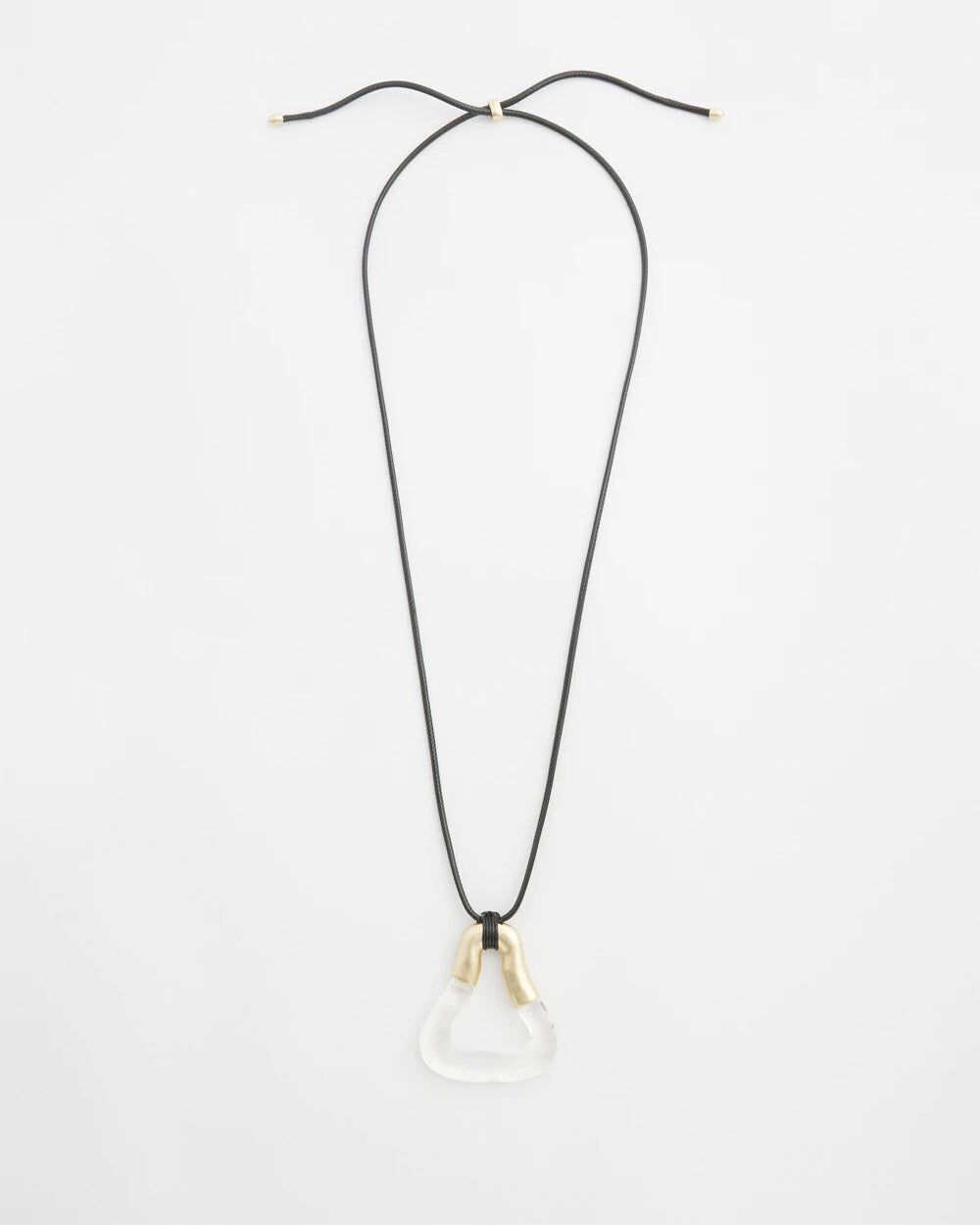 Chico's - Adjustable Lucite Pendant Necklace